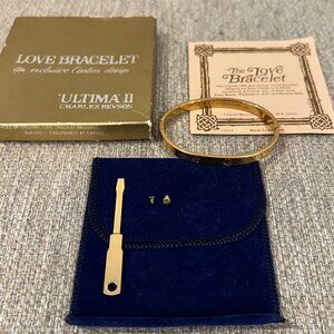 Vintage CARTIER 1970 Aldo Cipullo Charles Revson, Inc. Ultima II, Love B…